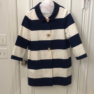 Vintage Kate spade navy and white jacket. EUC